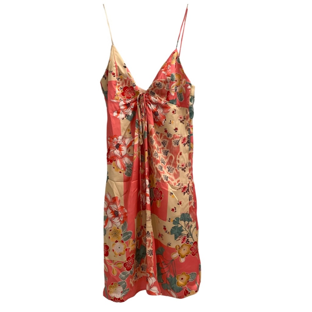 NWT ZARA Small Mini Dress in a stunning floral pattern.